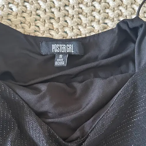 Poster Girl Black Mini Dress