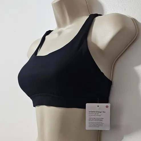 Lululemon  Energy Bra    Black   Womens Sports bras    Size 4 -   LW2EB2S