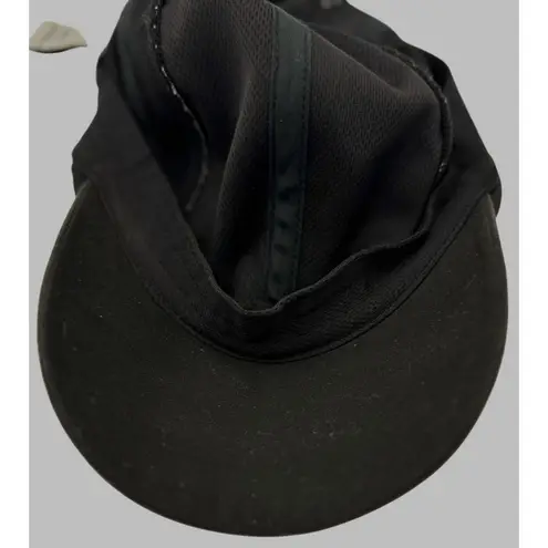 IZOD One size Womens Black Summer Golf sport Cap Rhinestone Pattern WhiteLogo