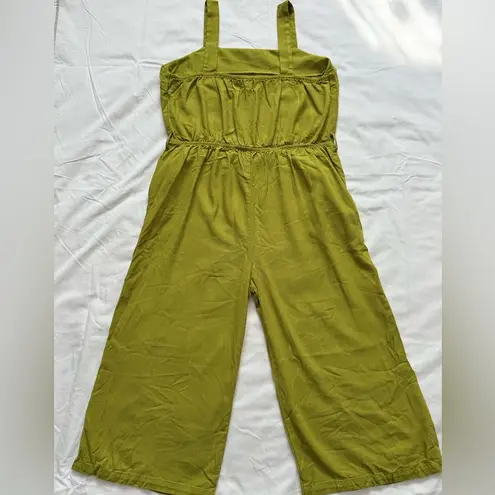 Monteau Los Angeles Women’s XL Jumpsuit Lime Green Trendy Casual Fashion Top
