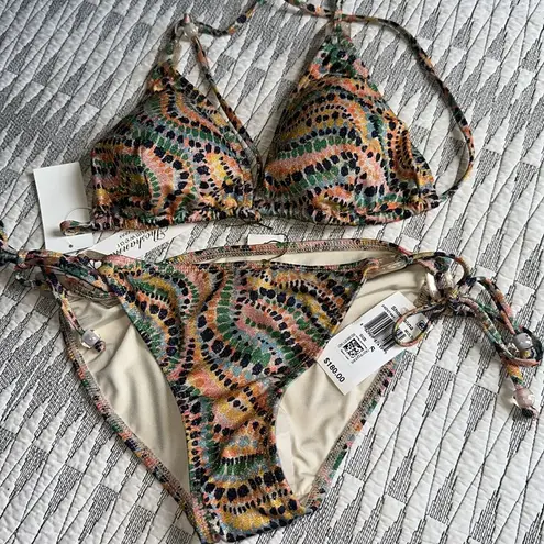 Shoshanna Ring Triangle Bikini Top and Bikini Bottom