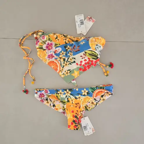 Agua Bendita NWT! Daicy Vita Bikini Top Size L