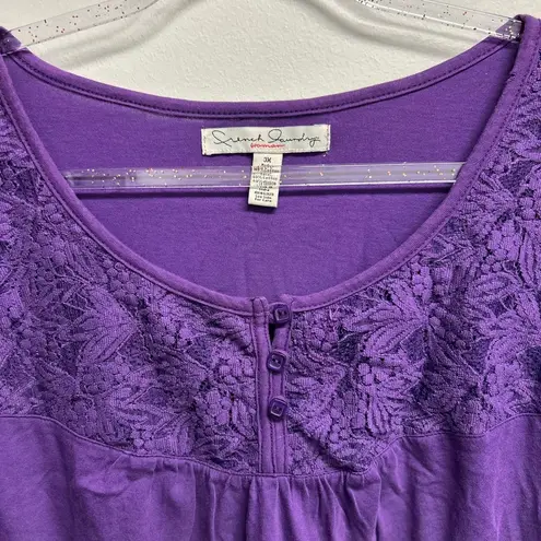 French Laundry Deep Purple Blouse