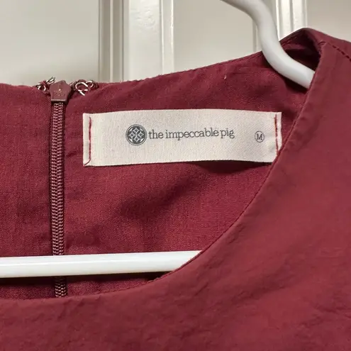 The Impeccable Pig Sleeveless Ruffle Dress size medium