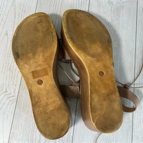 barney's new york Leather Lace Up Sandals