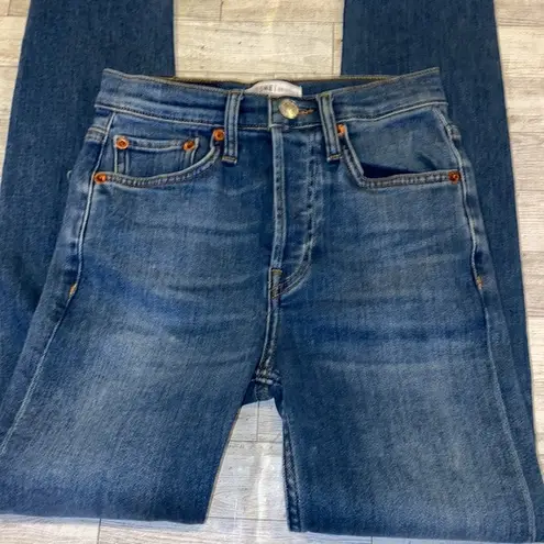 RE/DONE  Originals Button Fly High Rise Jeans Size 24