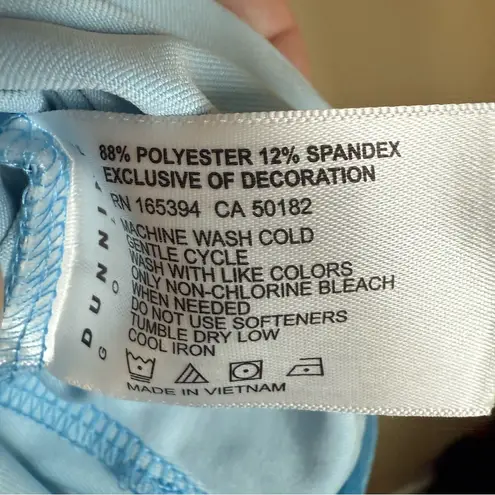 NWT Dunning Golf Womens Sleeveless Polo Size XL Blue Zip Up Neck Outdoor Active