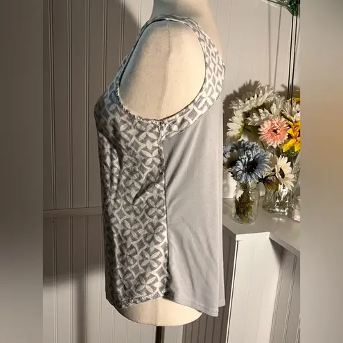 gilligan and o'malley  Mixed Gray Print Sleeveless Lounge Sleep Top