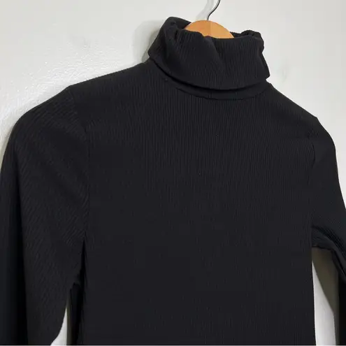 Halogen  Black Ribbed Long Sleeve Turtleneck Women’s Size Small