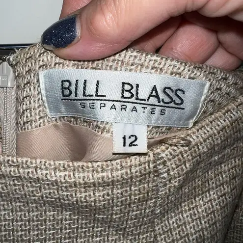 Bill Blass  Vintage Suit Separates Tweed Skirt
