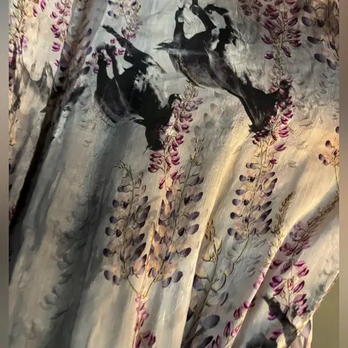 ALLSAINTS Lary Dionne Linen Silk Printed Dress | Size 10 | NWOT