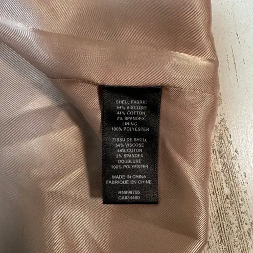 Rebecca Taylor Blazer 6 | Black | Blush Lining | Viscose Blend | MSRP $549