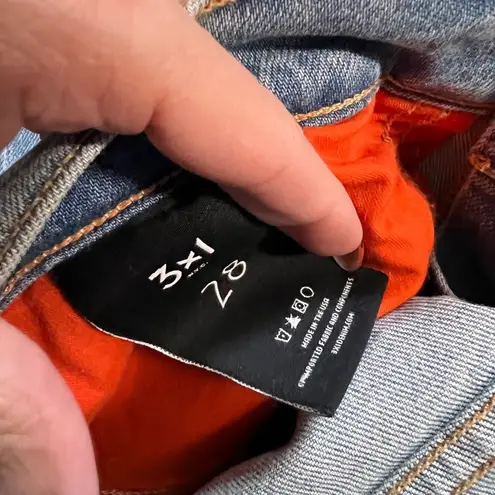 3x1 Denim Kirk High Rise Boyfriend Skinny Jeans Mimi Cutrell Size 26& 28 NWT