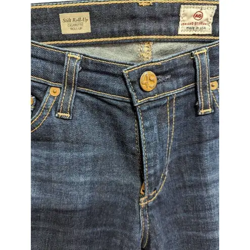 AG Adriano Goldschmied AG Adriano Goldschmeid The Stilt Roll-Up Cigarette Jeans Sz 27