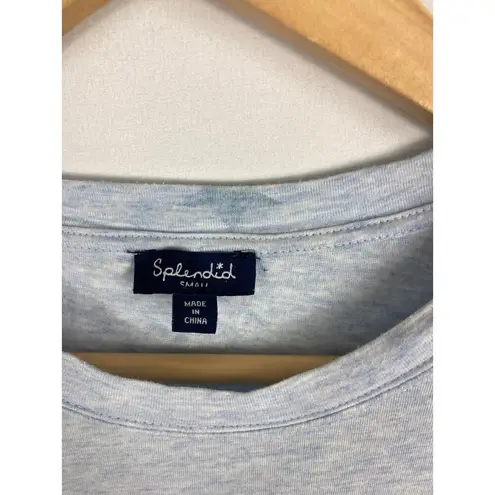 Splendid  Blue Relaxed Fit Star Tshirt Size Small