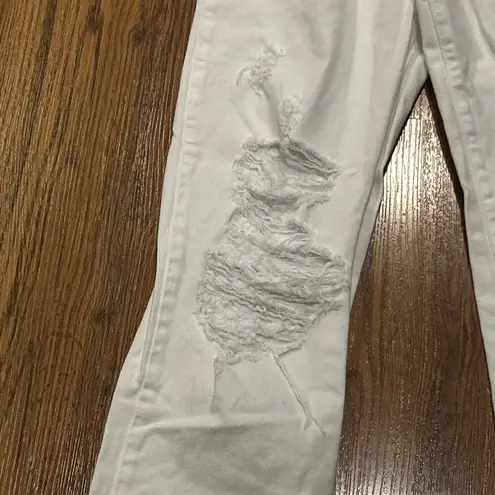 Retrofête Retrofete Jeans Womens 25 X 31 Chris White Distressed Straight Leg Italy - Image 9