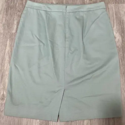 CAbi  | Blue Green Teal Pencil Skirt | Size 6