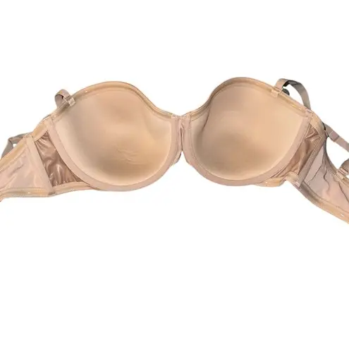Bali Strapless Bra 34DD Beige Stay-In-Place Convertible