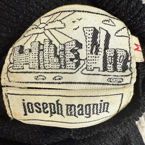 Vintage 60’s Joseph Magnin Willee Woo Black Metallic Turtleneck Sweater Medium - Image 4