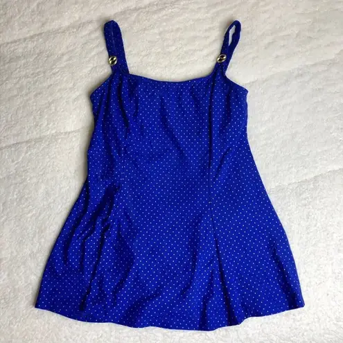 One Piece Slim Allure Vintage 90s Polka Dot Bathing Suit