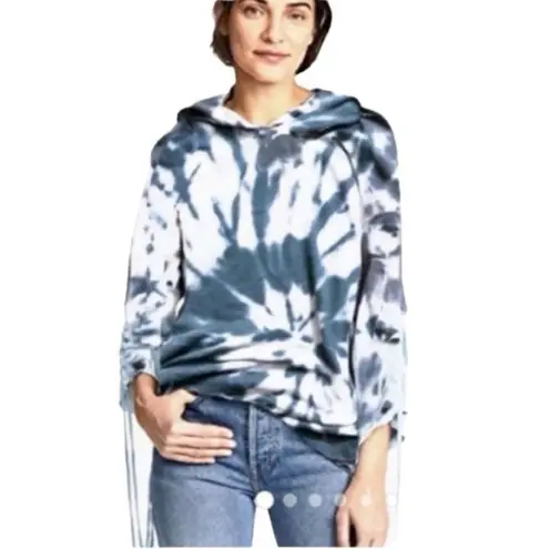 Young Fabulous and Broke  Tie-Dye Hooded Sweatshirt Medium Cinched Waist & Cuffs