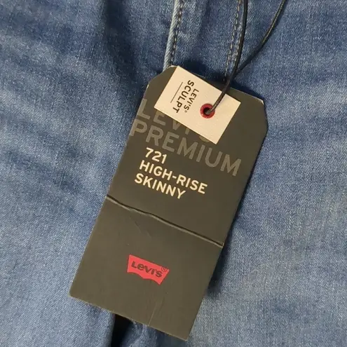 Levi's  721 high rise skinny sculpt jeans size 27x32