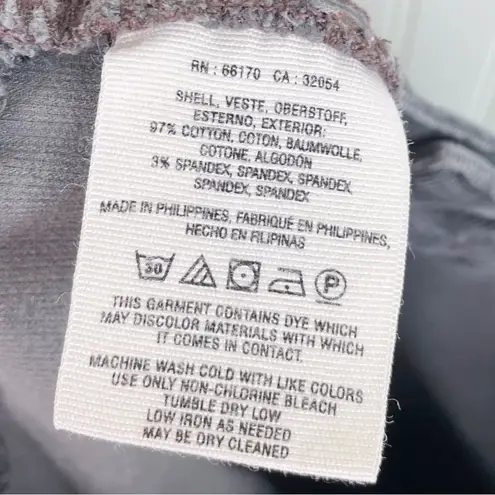 Pilcro and the Letterpress Anthropologie Serif Cords Size 26 Grey Corduroy Pants - Image 8