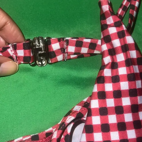 Red Gingham Bikini Set size Large