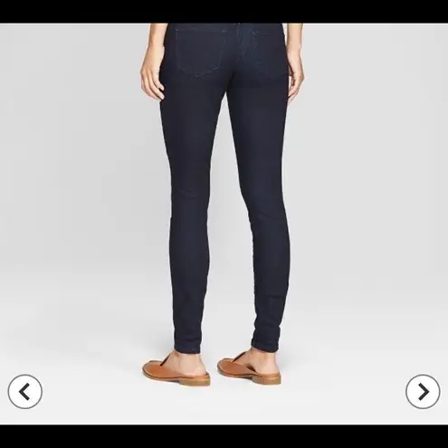 Mossimo Jeans Size 00/24 Jeggings Power Stretch Blue