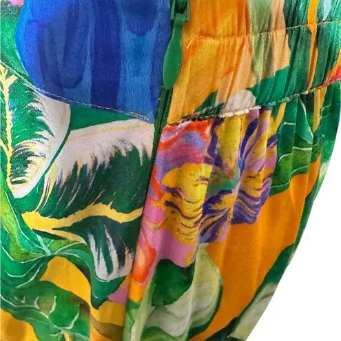 Alden Adair Sophia Santiago Set High Low Skirt Balloon Sleeve Top Size Large