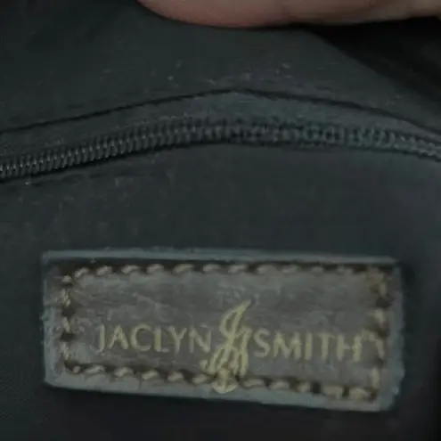 Jaclyn Smith Dark Brown Faux Leather Crossbody Bag Flap Buckle Pocket