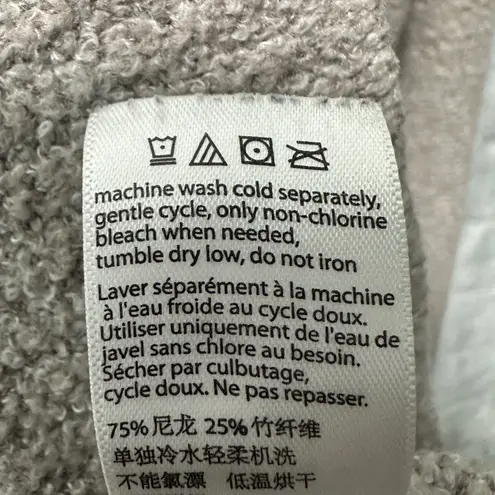 Barefoot Dreams Women Cardigan M CozyChic Lite Beige Open Front Minimalist Soft