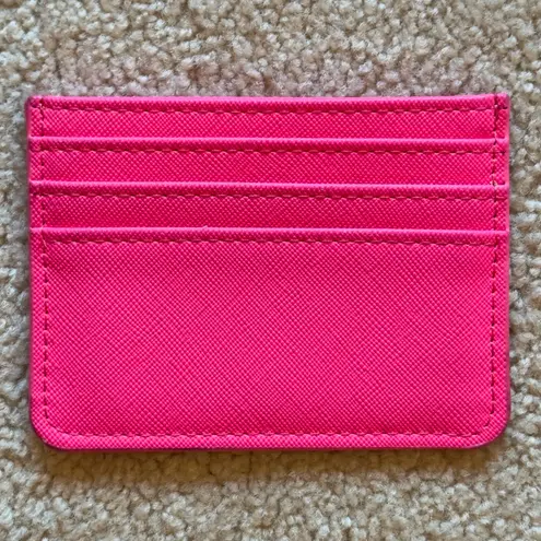 Evereve Neon Pink Card Case Wallet