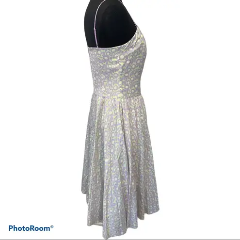 J. McLaughlin Pastel Spaghetti Strap Floral Dress