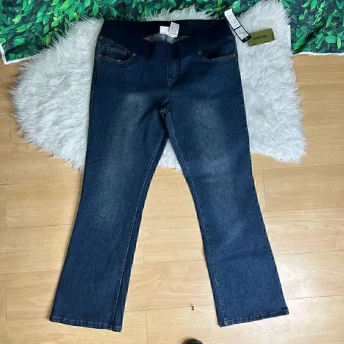 Low rise maternity / pregnancy blue jeans size XL Blue