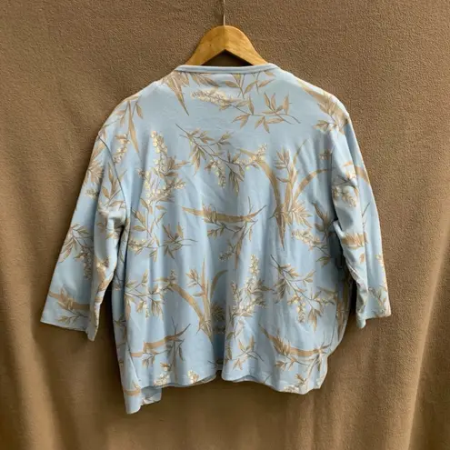 Westbound B18-Women's Top Set XL Light Blue Beige Y2K vintage VTG