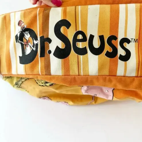 Dr. Seuss Fox In Sox Canvas Shoulder Bag Rope Straps