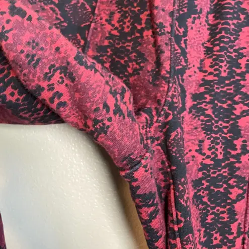 Adidas  Ivy Park Red Snakeskin Print Joggers Size Medium HI1976 thumbnail 4