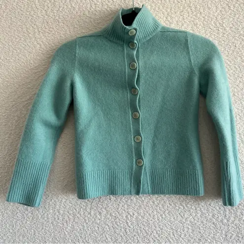 Loro Piana Loro Piana Women's Green Baby Cashmere Cardigan Sweater Italy Size 40/US 4