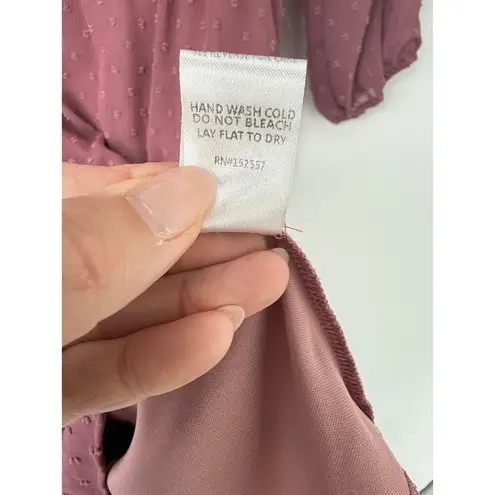 JessaKae Dress Women S Mauve Pink Tiered Girly Feminine Cottagecore