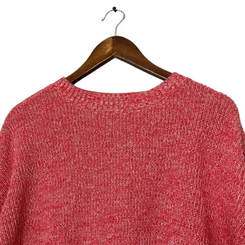 Sweaty Betty  Sunday Marl Knitted Sweater Red Women’s Size XS Organic Cotton