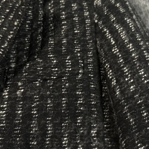 Harvé Benard by Benard Holtzman Women's Black White Tweed Blazer Jacket Size 8