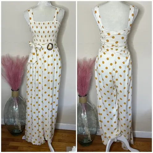 Peach Love California • polka dot wide leg jumpsuit