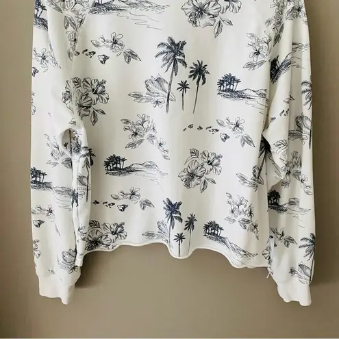 Z Supply Laki Island Long Sleeve Top White Sz Small