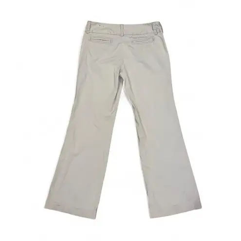 American Eagle Y2k  beige low rise bootcut trousers