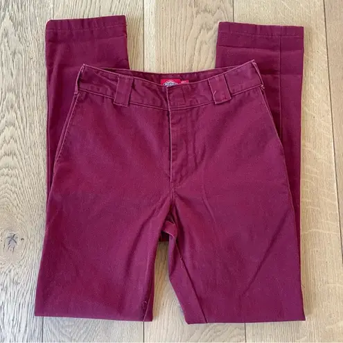 Dickies Maroon/Red Straight Leg 