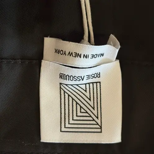 Rosie Assoulin Scrunchy Trouser Plaid Wool Maroon Pants Size 6 Blue