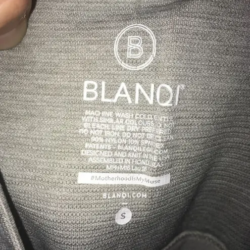 Blanqi light gray textured sport support pregnancy S leggings Silver