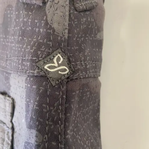 prAna  Size 10 Charcoal Camo shorts organic Olivia $89