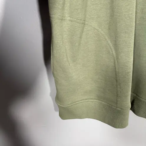 Time & Tru Olive Green Cozycore Pullover Sweatshirt